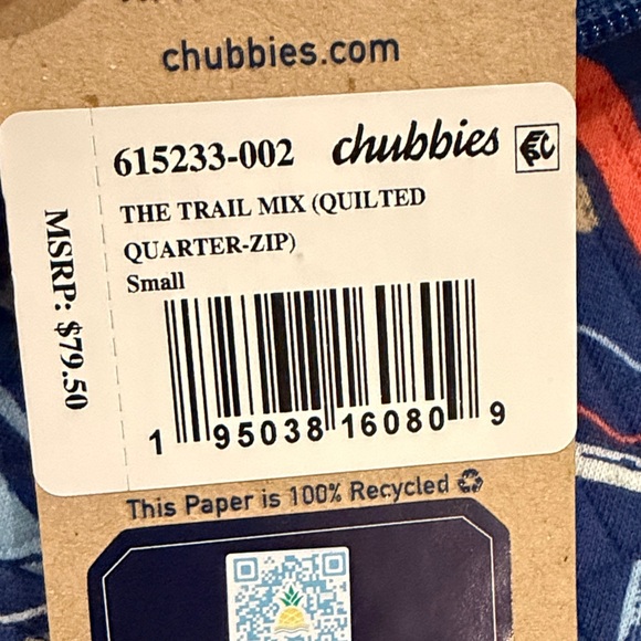 Chubbies Quilted Quarter Zip - Picture 3 of 7